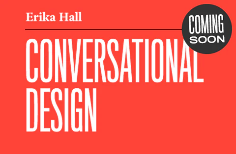 Conversational Design coming soon